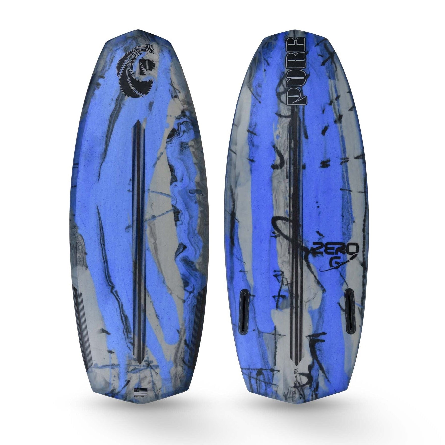 Zero G Blue Resin Swirl 4'2