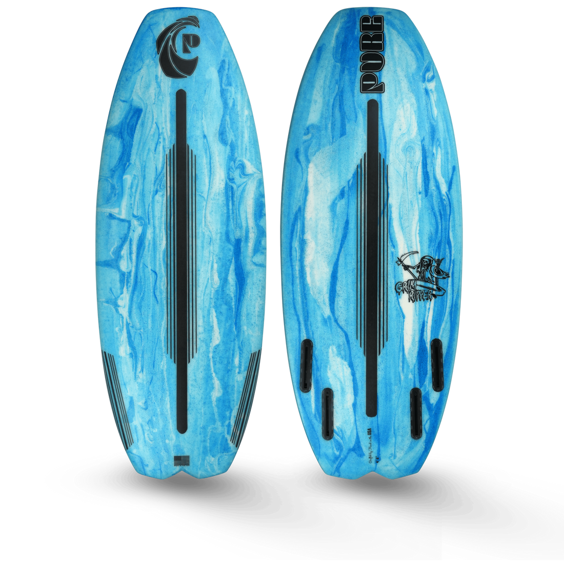 Grim Ripper - Blue Resin Swirl 4&