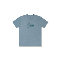 Surf More Worry Less Tee – Lake Blue
