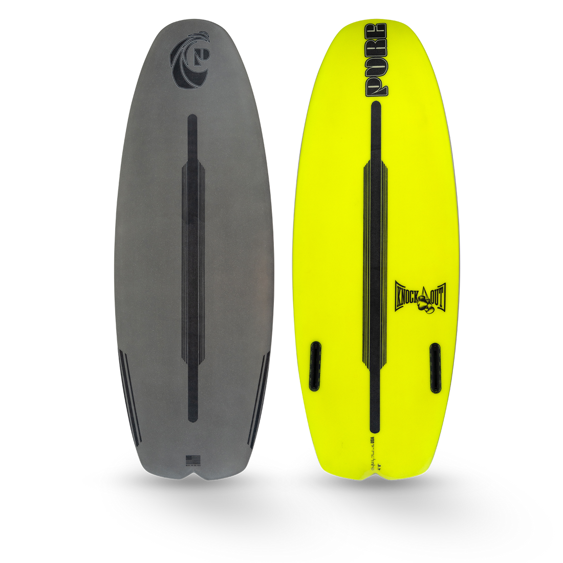 Knock Out - Grey/Neon Yellow 4&