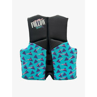 Follow Grommy CGA Youth Life Jacket - Black/Teal