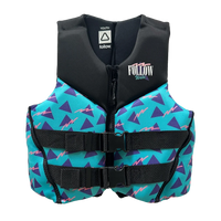 Follow Grommy CGA Youth Life Jacket - Black/Teal