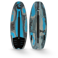 Knock-Out - Blue and Grey Resin Swirl 4'6"