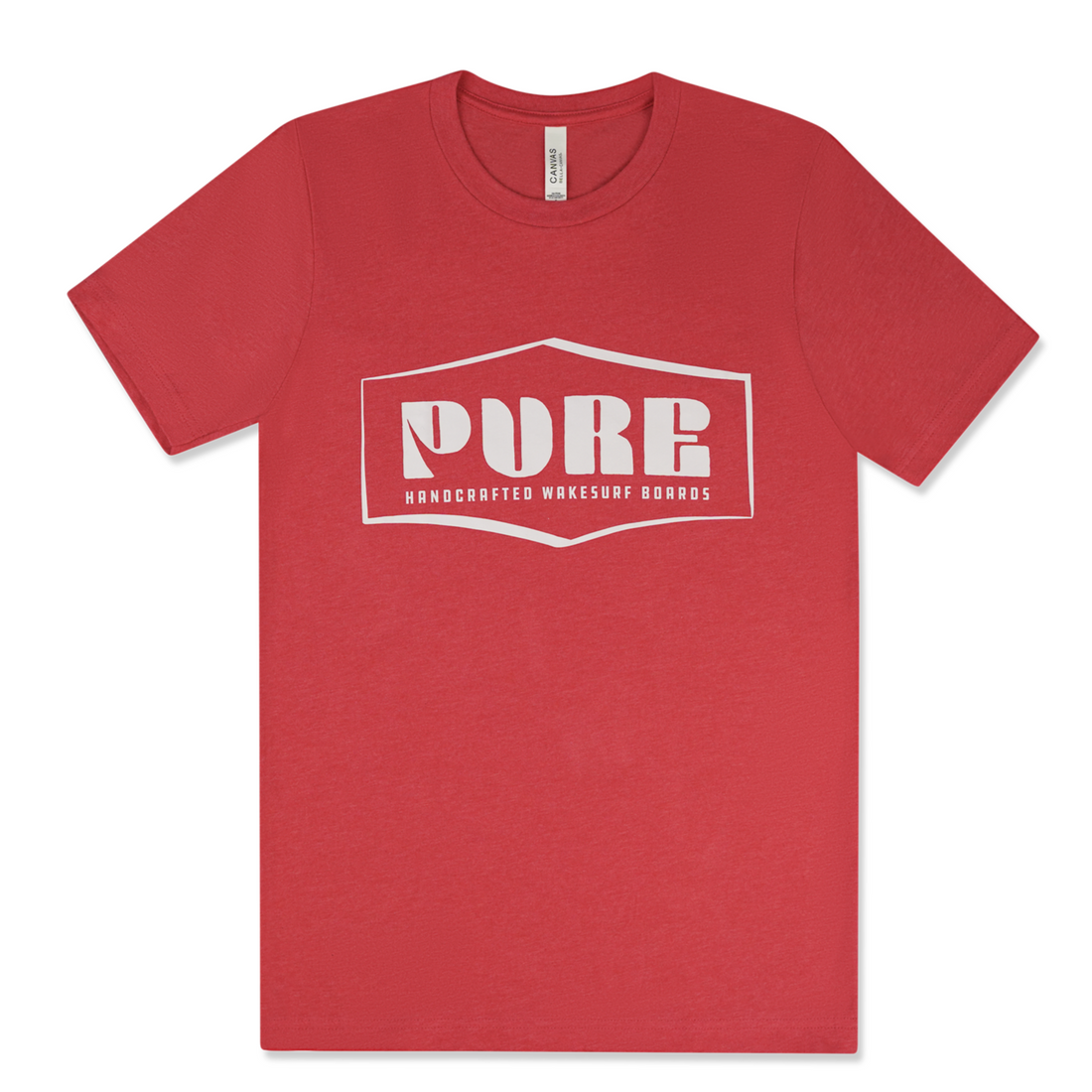 Pure Wakesurf Shield Tee - Red