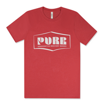 Pure Wakesurf Shield Tee - Red