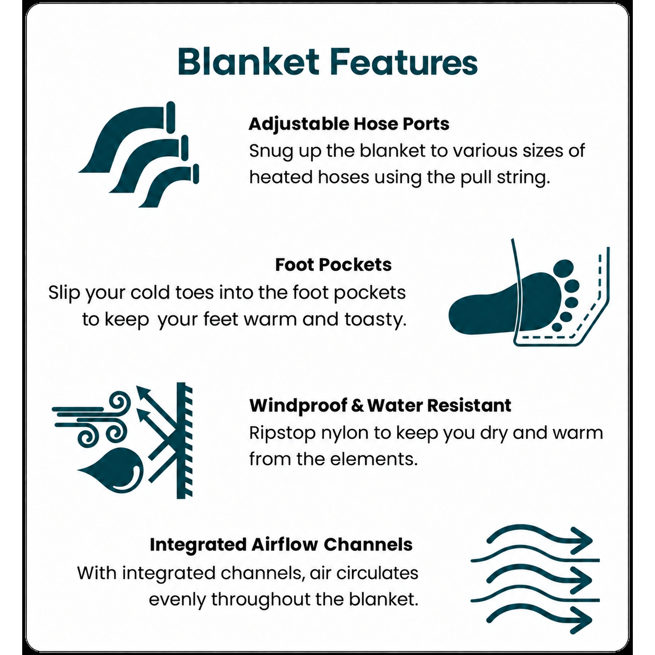 Pure × Surfinity Heated Boat Blanket | Boat Heater Hose Powered