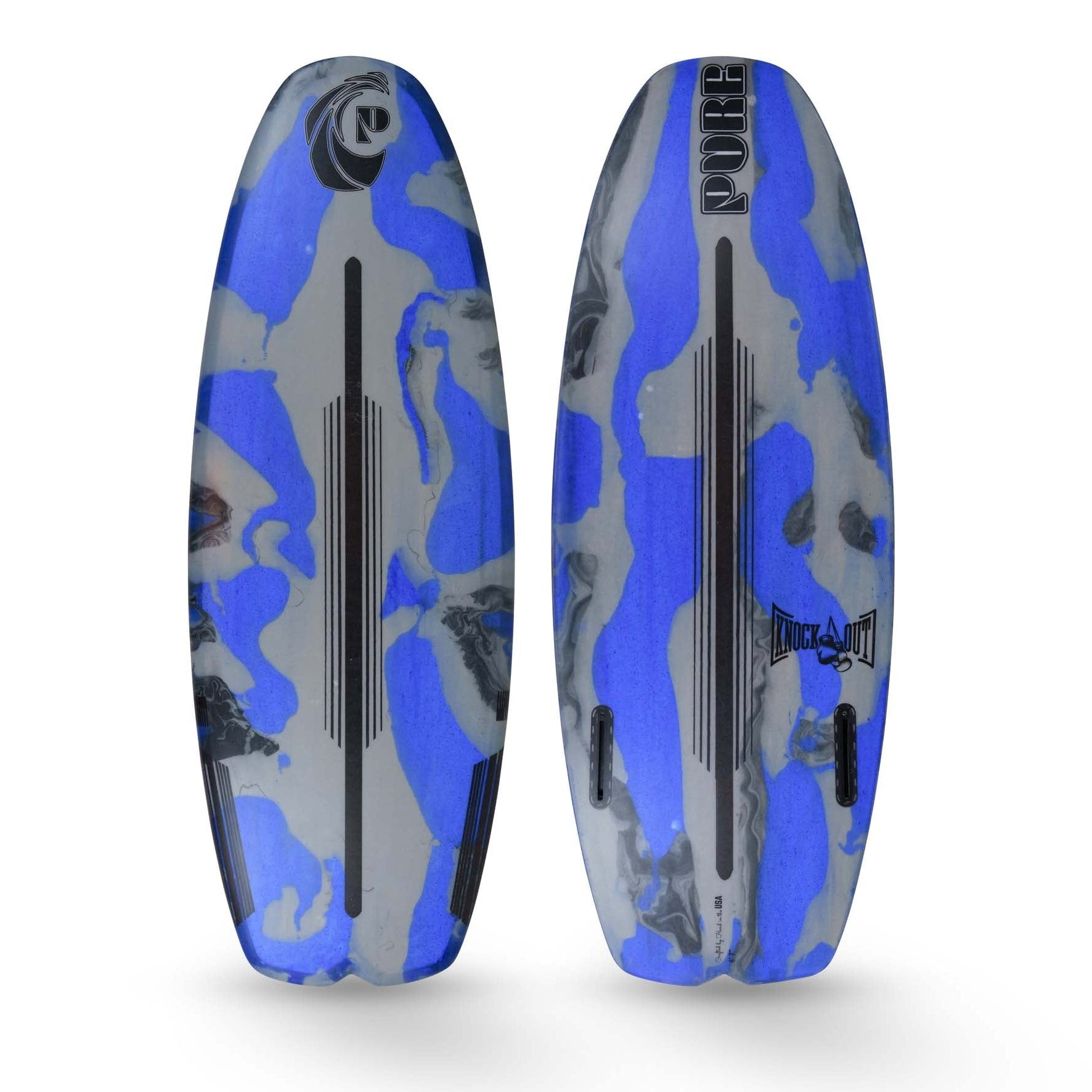 Knock-Out - Blue Resin Swirl 4'7"