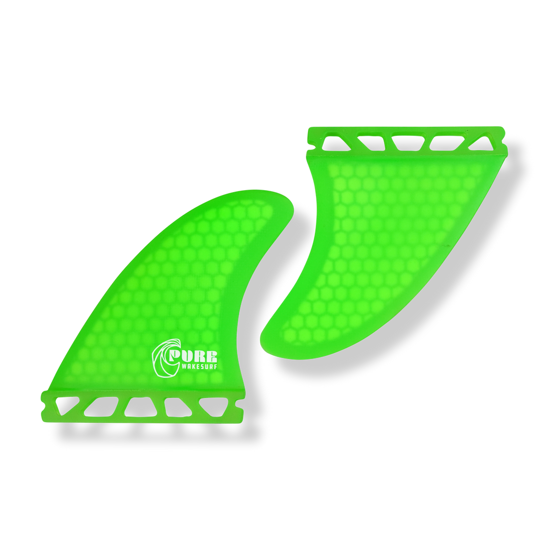 Pure HexFlex Pro Pivot Fins - Electric Lime