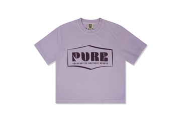 Pure Wakesurf Women’s Boxy Tee – Purple