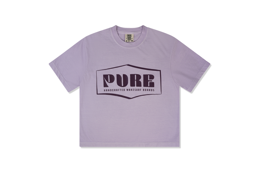 Pure Wakesurf Women’s Boxy Tee – Purple