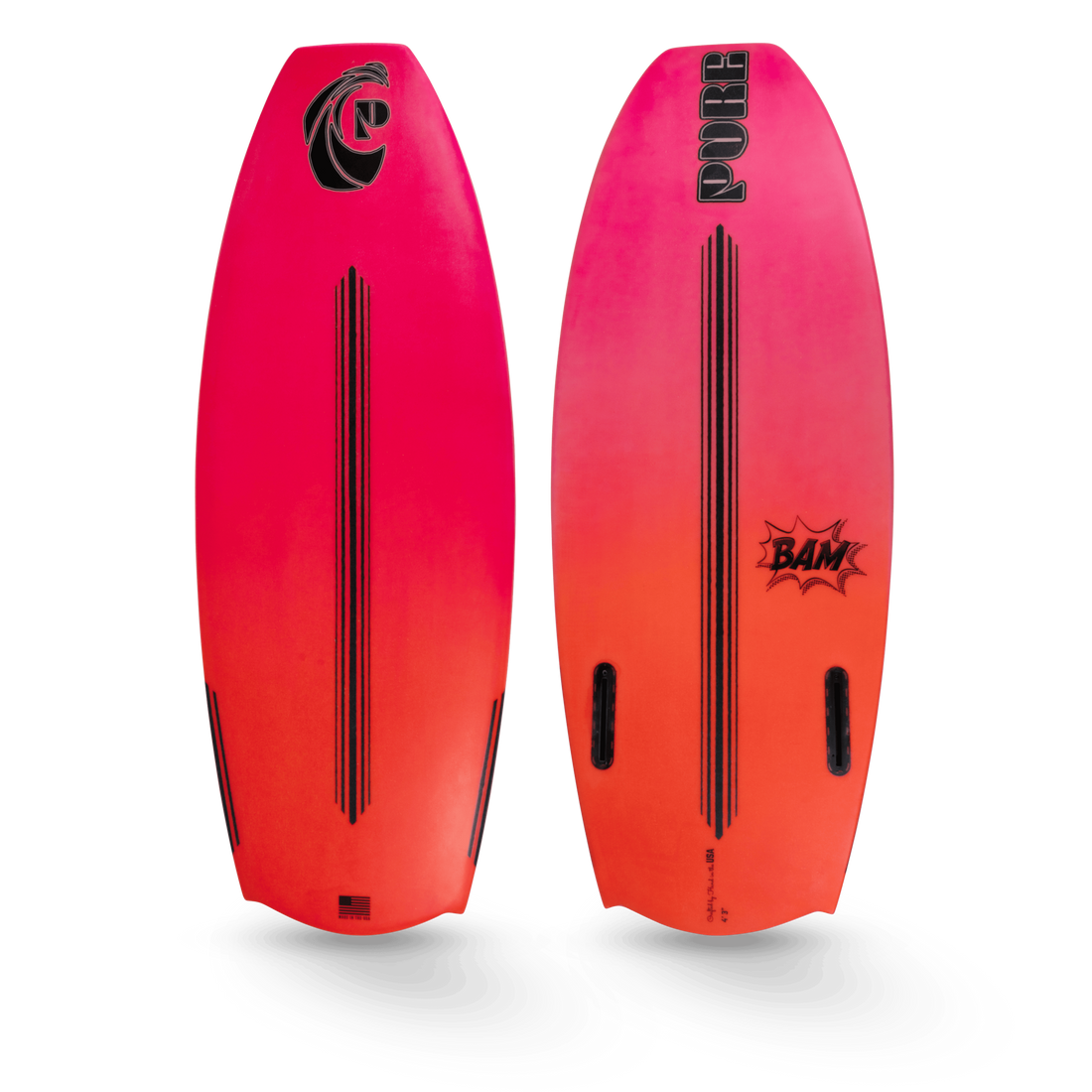 BAM Pink to Orange Fade 4&