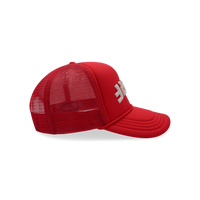 Surf's Up Trucker Hat – Lifeguard Red