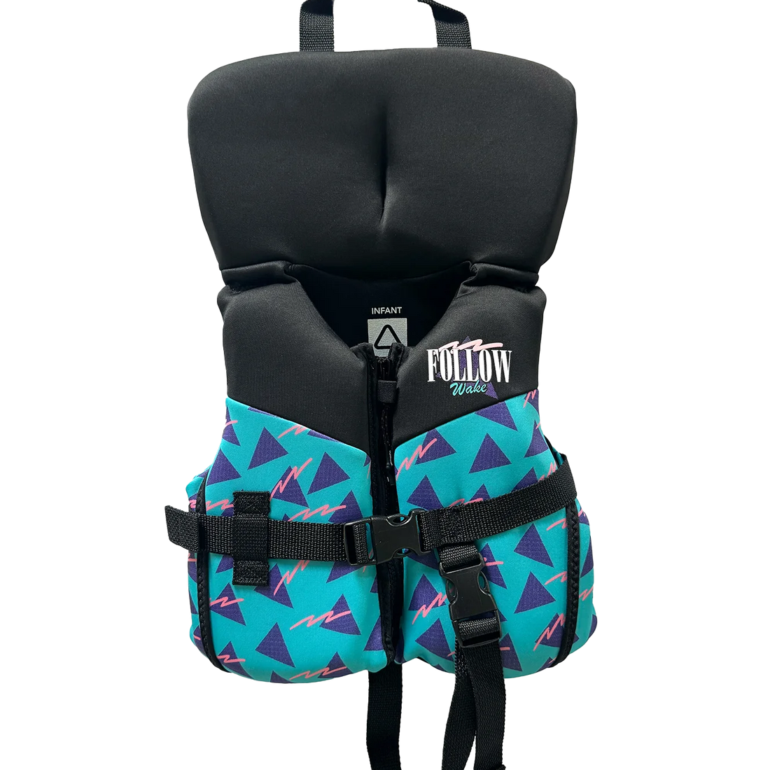 Follow Grommy CGA Infant Life Jacket - Black/Teal