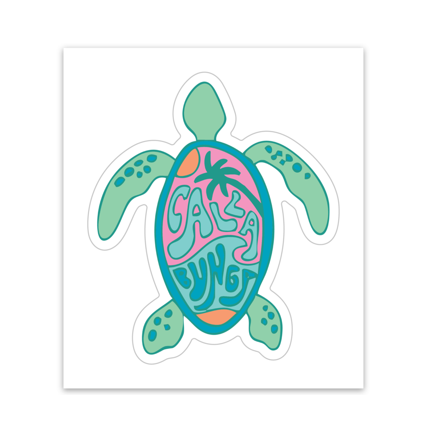 Callabunga Turtle Sticker