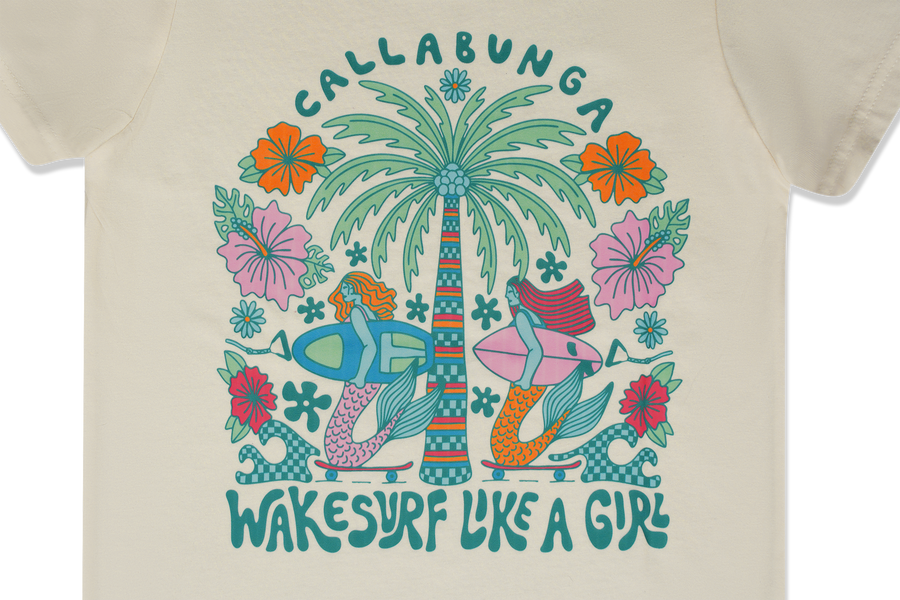 Callabunga “Wakesurf Like a Girl” Youth Tee