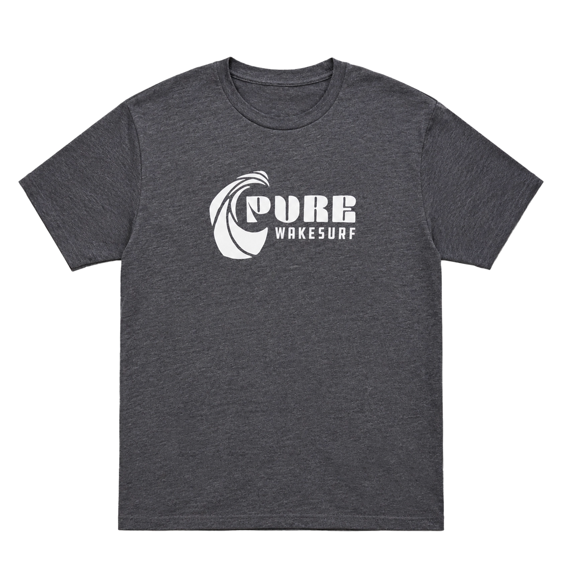 Pure Wakesurf Classic Logo Tee - Carbon Grey