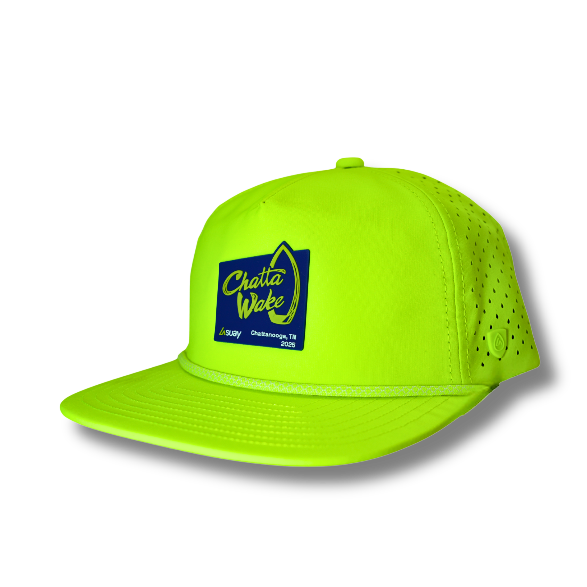 Limited Edition ChattaWake Suay Drift Hat – Neon Wild Yellow