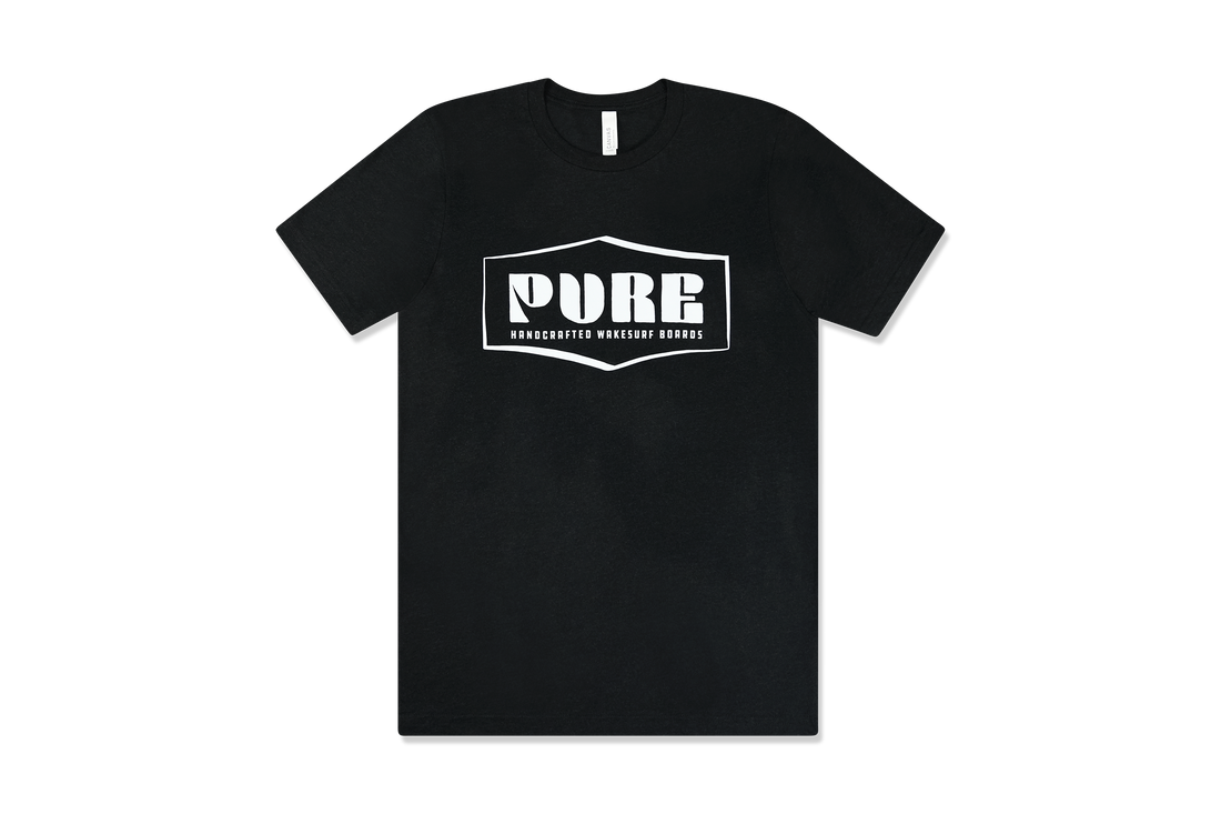 Pure Wakesurf Shield Tee - Black