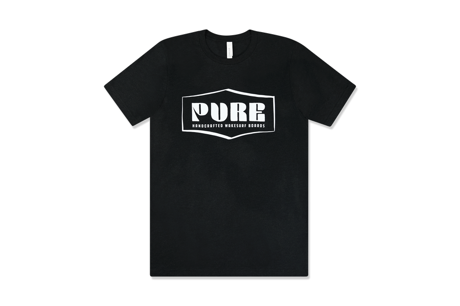 Pure Wakesurf Shield Tee - Black