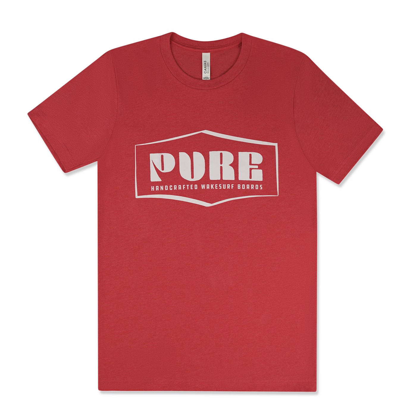 Pure Wakesurf Shield Tee - Red