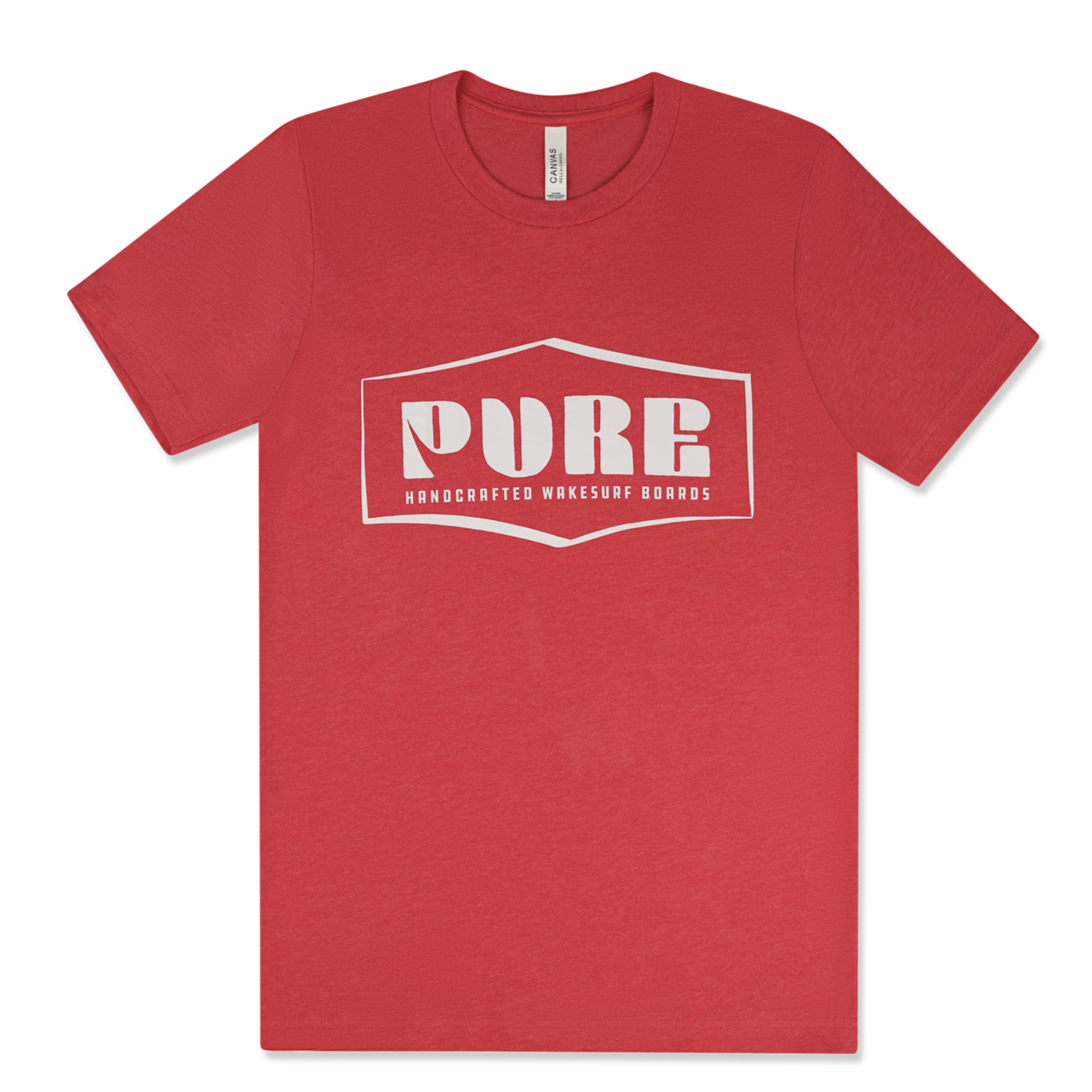Pure Wakesurf Shield Tee - Red