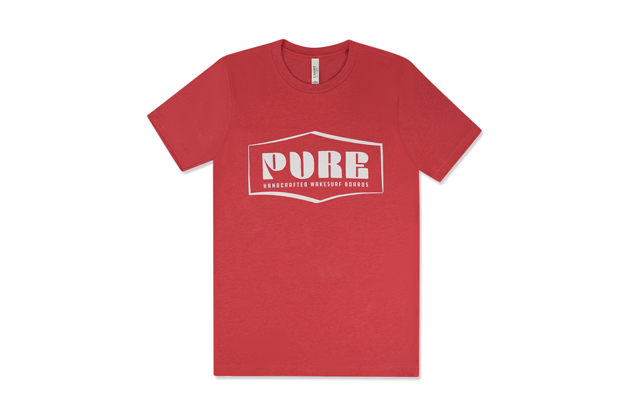 Pure Wakesurf Shield Tee - Red