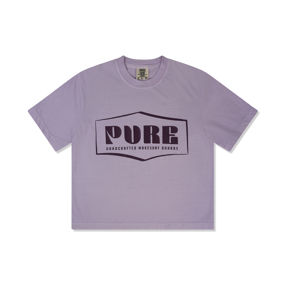 Pure Wakesurf Women’s Boxy Tee – Purple