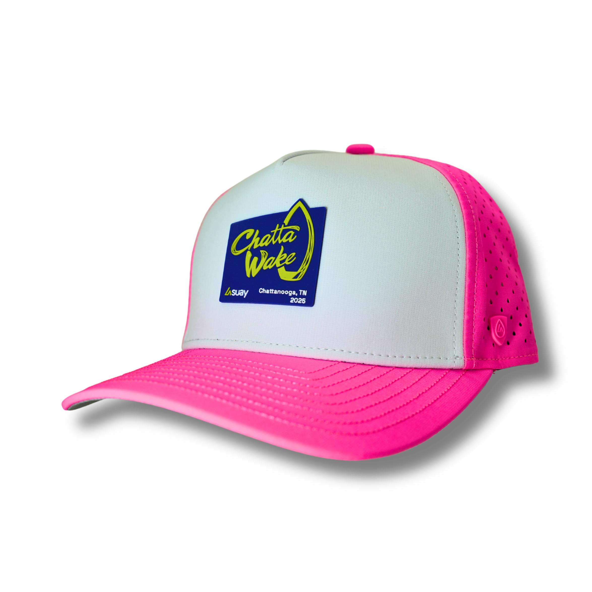 Limited Edition ChattaWake Suay Apex Hat – Neon Wild Pink