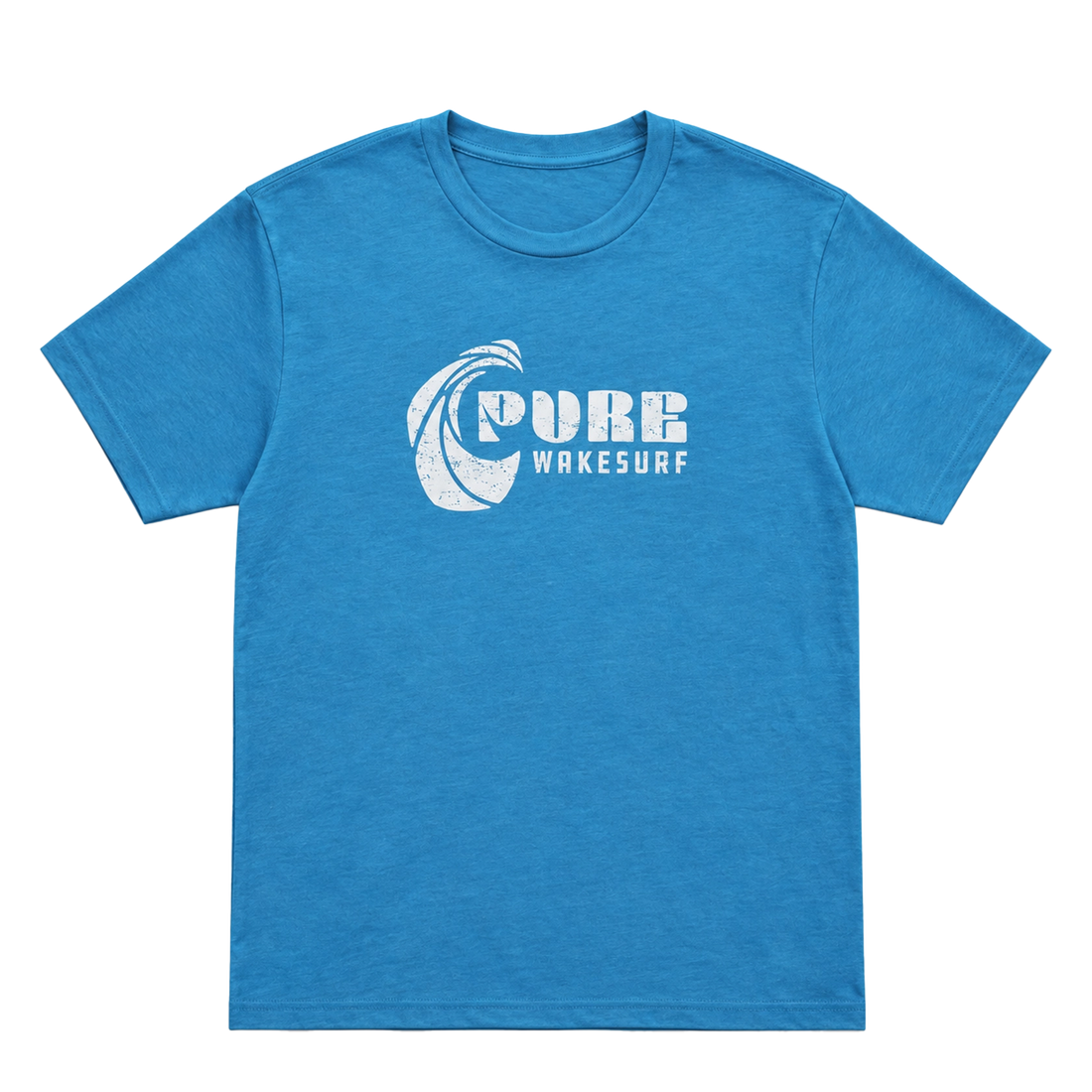 Pure Wakesurf Classic Wave Tee - Wake Blue