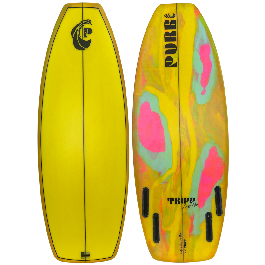 PURE TRIPP Yellow Resin Swirl 4&